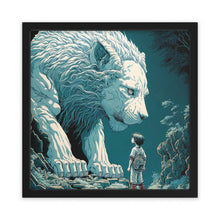 Load image into Gallery viewer, Lion Framed Poster
