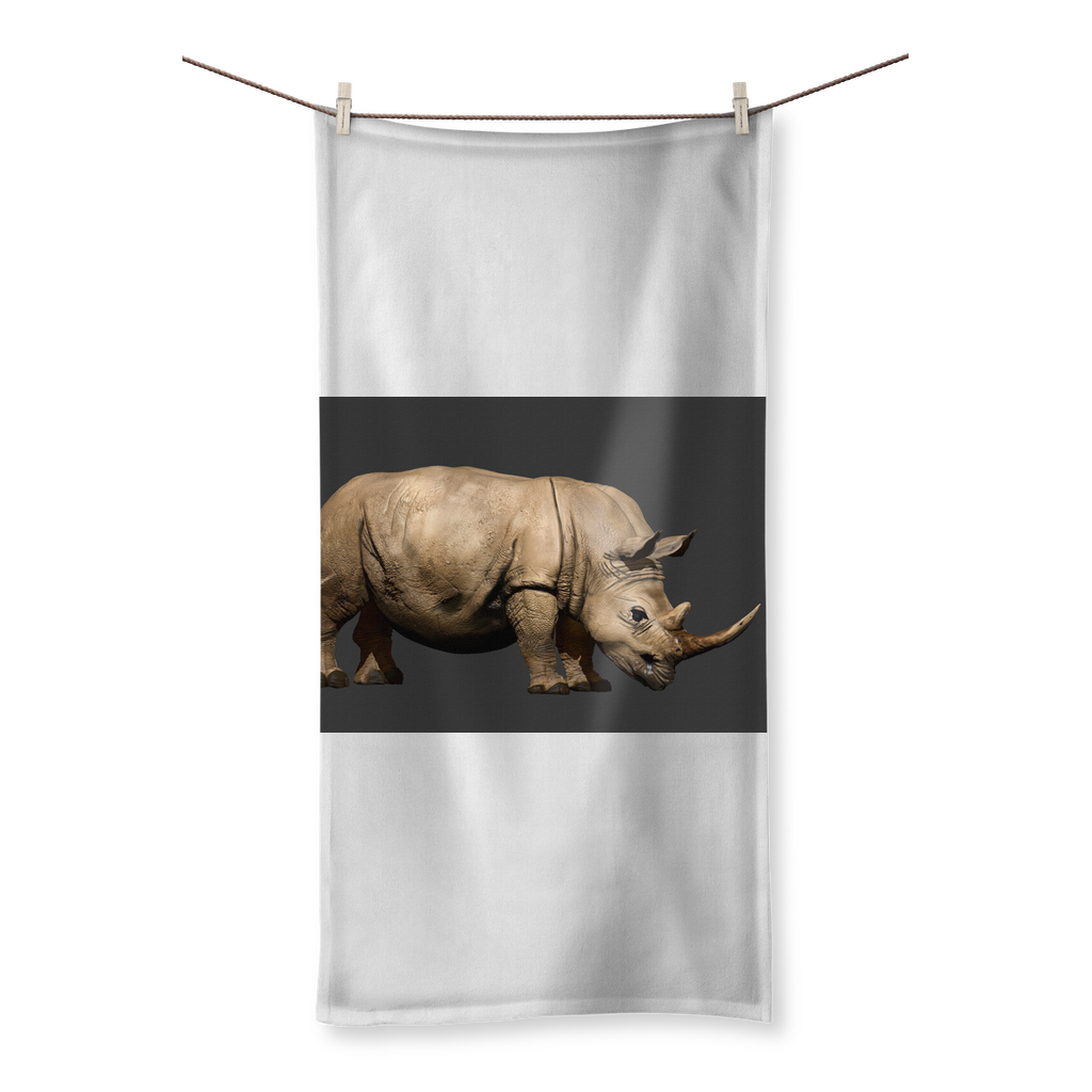 Rhino Character Sublimation All Over Towel