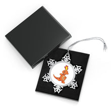 Load image into Gallery viewer, Angetapir Pewter Snowflake Ornament
