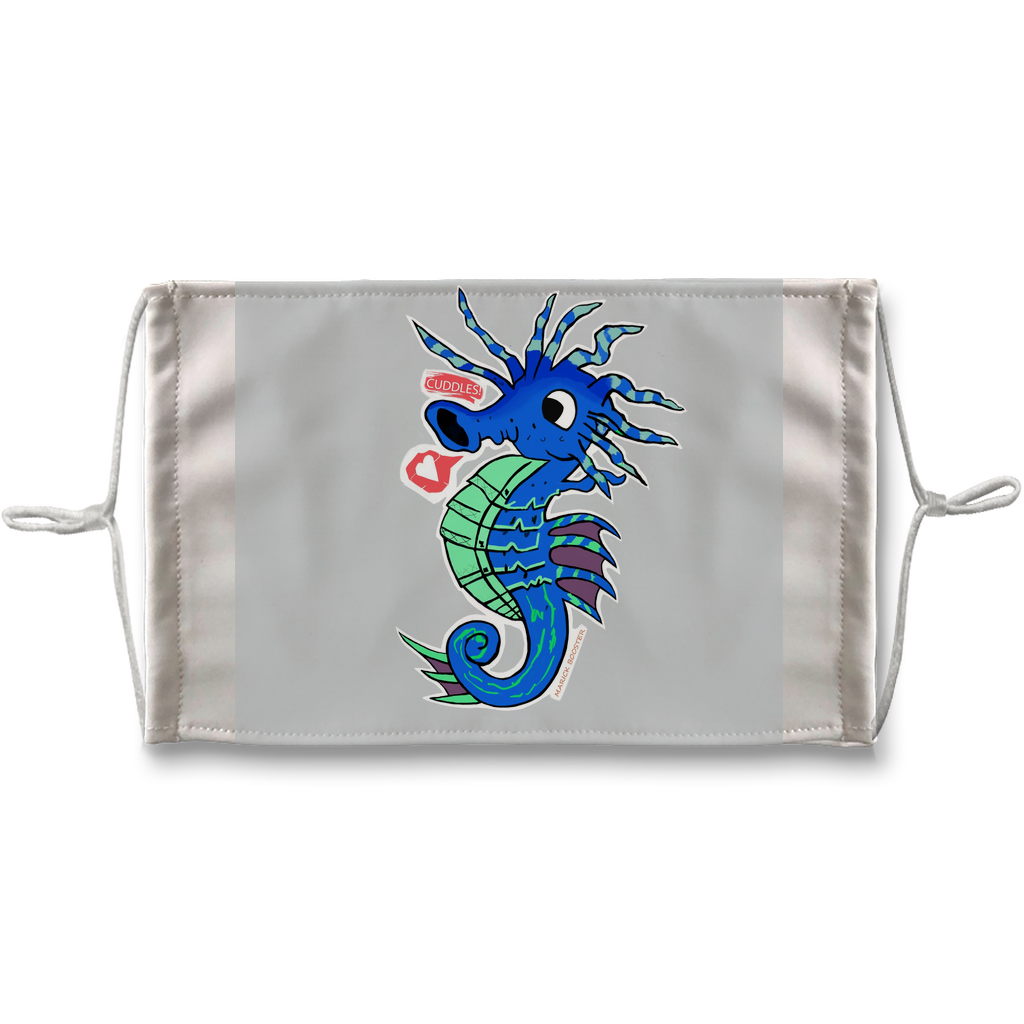 Seahorse Sublimation Face Mask