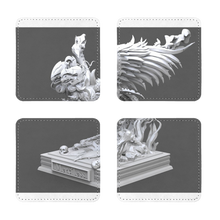 Load image into Gallery viewer, Merciless The Flaming SkyBird Sublimation Coasters Pack of Four
