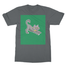 Load image into Gallery viewer, Cat Illustration Classic Adult T-Shirt
