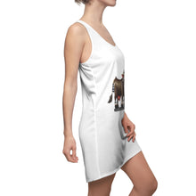 Load image into Gallery viewer, Dark Brown Cow Women&#39;s Cut &amp; Sew Racerback Dress
