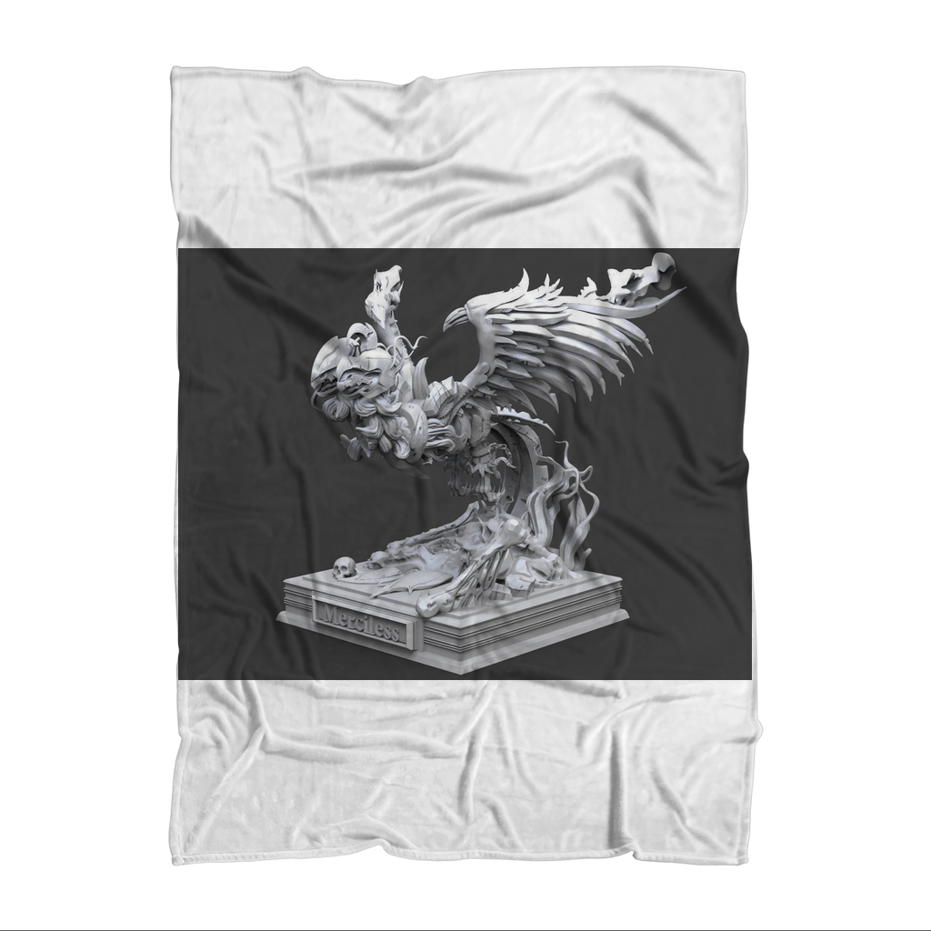 Merciless The Flaming SkyBird Sublimation Throw Blanket