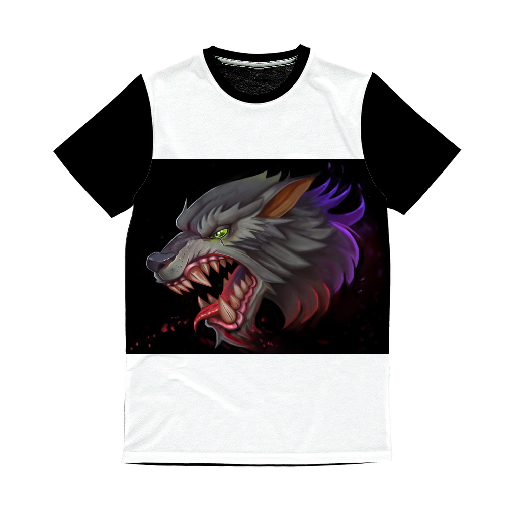 Wolf Classic Sublimation Panel T-Shirt