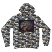 Load image into Gallery viewer, Wolf Camouflage Adult Hoodie
