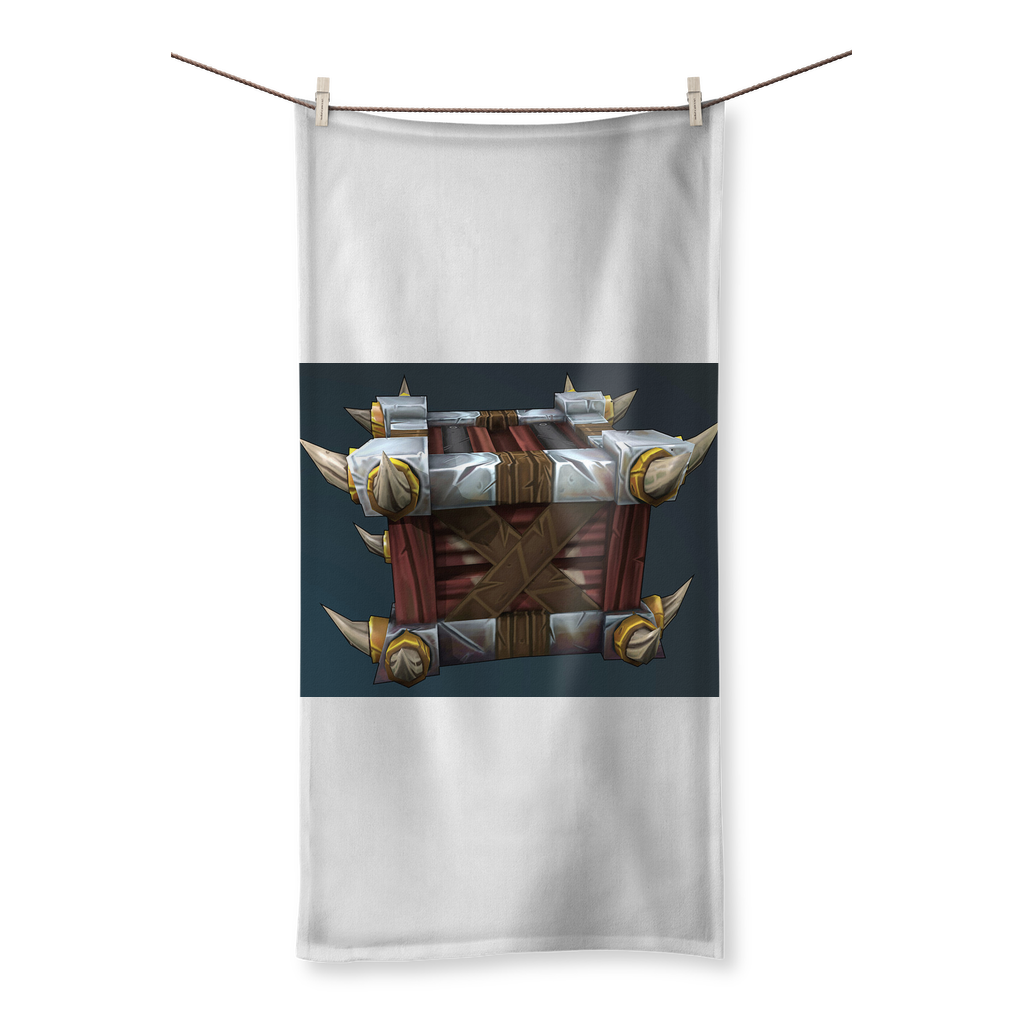 Vicious War Raptor Crate Sublimation All Over Towel
