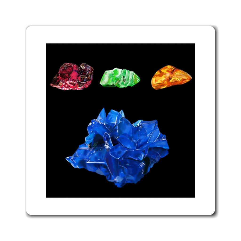 Various Colorful Stones Magnets