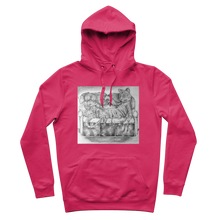 Load image into Gallery viewer, Tiger on a Couch Premium Adult Hoodie
