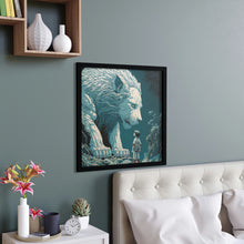 Load image into Gallery viewer, Lion Framed Poster
