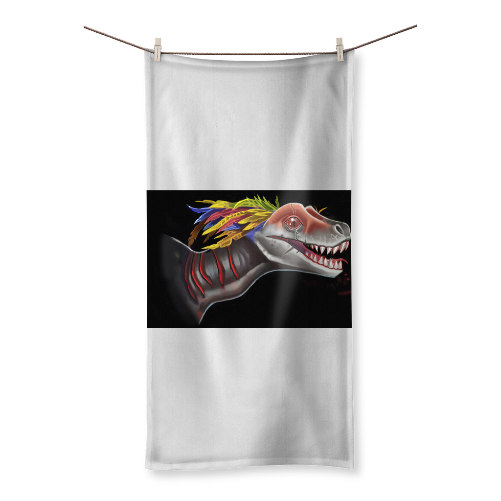 Feathered Raptor Sublimation All Over Towel