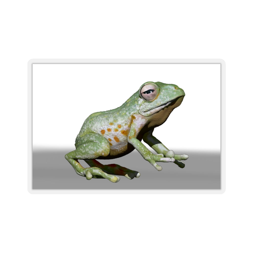 CG Frog Character Kiss-Cut Stickers
