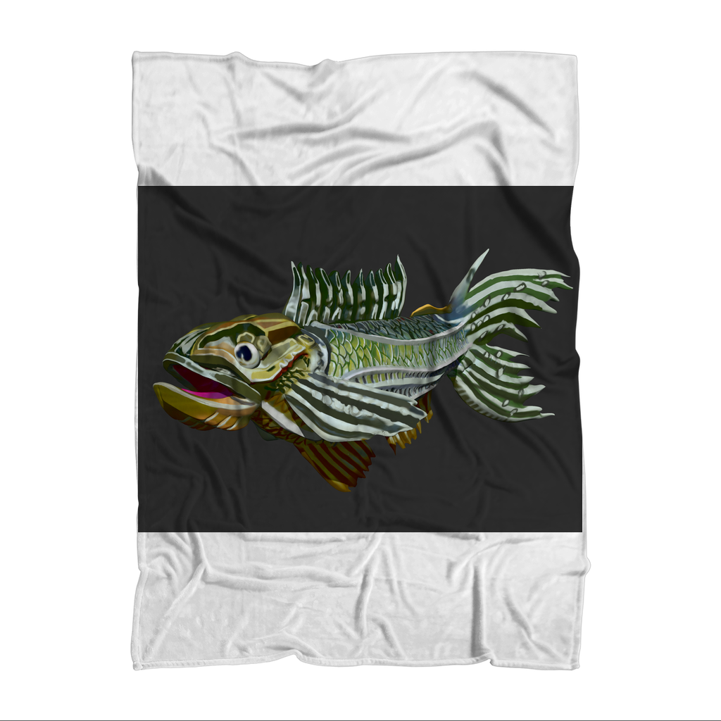 Fish Sublimation Throw Blanket