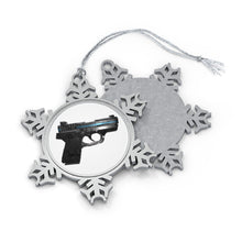 Load image into Gallery viewer, 22 Calibur Pewter Snowflake Ornament
