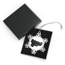 Load image into Gallery viewer, 22 Calibur Pewter Snowflake Ornament
