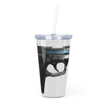 Load image into Gallery viewer, 22 Calibur Plastic Tumbler with Straw
