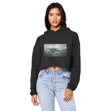 Load image into Gallery viewer, Alpha Creature Unisex Cropped Raw Edge Boyfriend Hoodie
