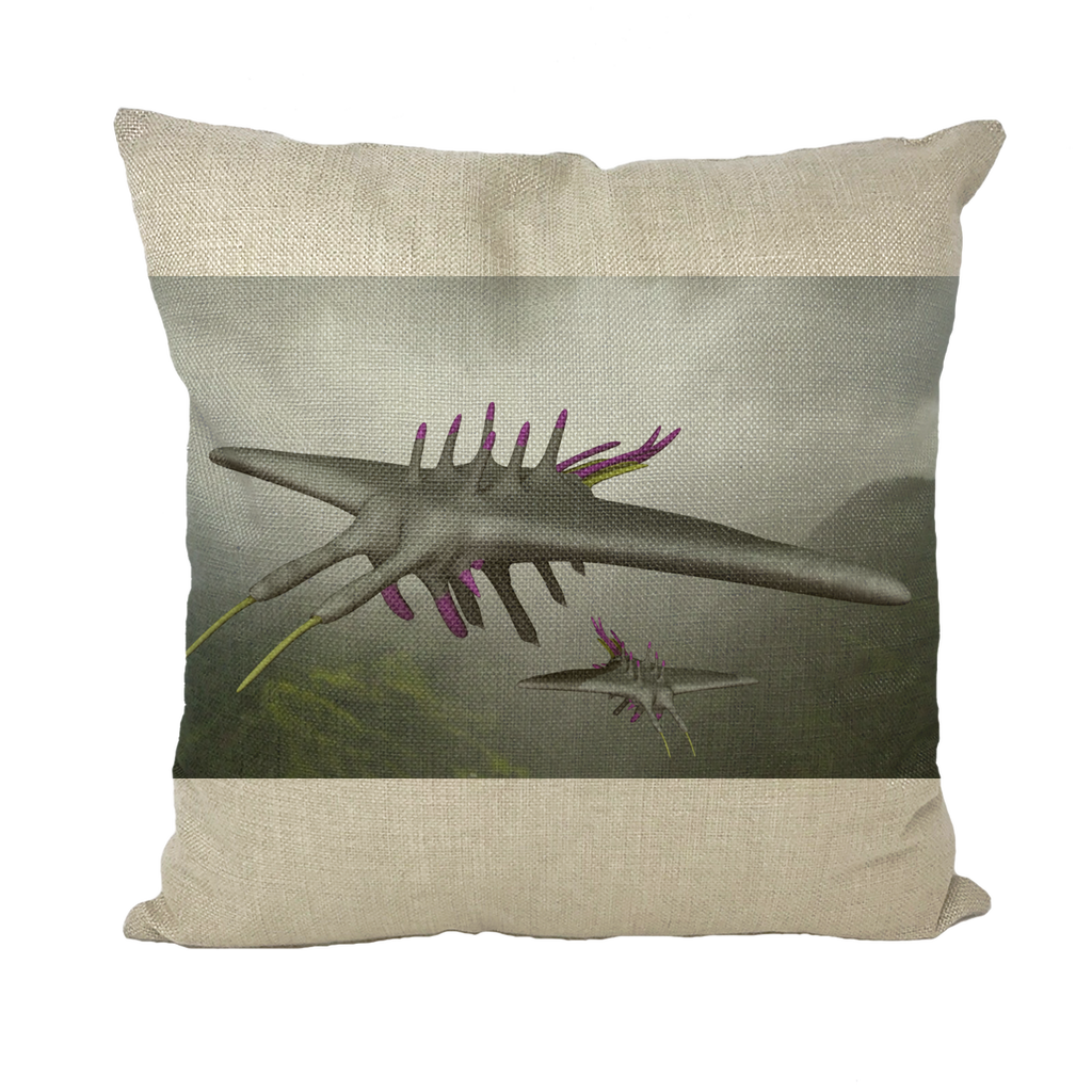 Alpha Creature Throw Pillows