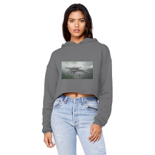 Load image into Gallery viewer, Alpha Creature Unisex Cropped Raw Edge Boyfriend Hoodie
