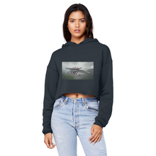 Load image into Gallery viewer, Alpha Creature Unisex Cropped Raw Edge Boyfriend Hoodie
