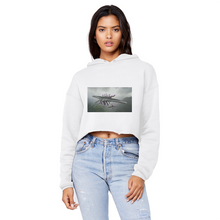 Load image into Gallery viewer, Alpha Creature Unisex Cropped Raw Edge Boyfriend Hoodie
