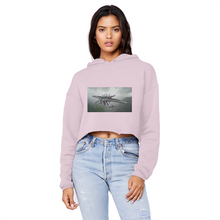 Load image into Gallery viewer, Alpha Creature Unisex Cropped Raw Edge Boyfriend Hoodie
