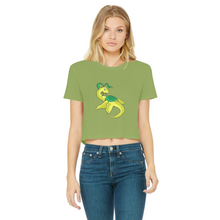 Load image into Gallery viewer, Alpro Classic Women&#39;s Cropped Raw Edge T-Shirt
