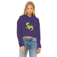 Load image into Gallery viewer, Alpro Ladies Cropped Raw Edge Hoodie
