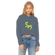 Load image into Gallery viewer, Alpro Ladies Cropped Raw Edge Hoodie
