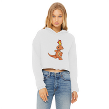 Load image into Gallery viewer, Angetapir Ladies Cropped Raw Edge Hoodie
