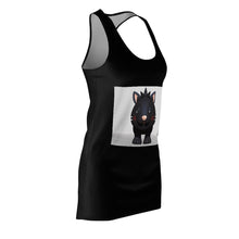 Load image into Gallery viewer, Black Kitty Women&#39;s Cut &amp; Sew Racerback Dress
