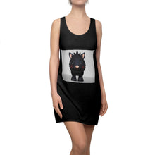 Load image into Gallery viewer, Black Kitty Women&#39;s Cut &amp; Sew Racerback Dress
