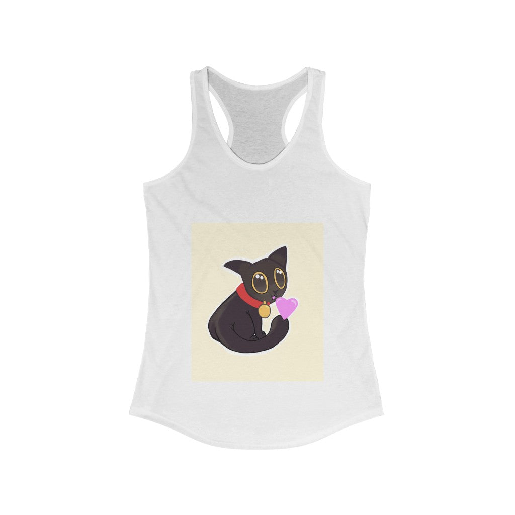 Black Kitty Women's Ideal Racerback Tank