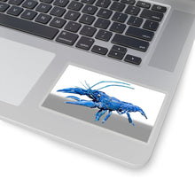 Load image into Gallery viewer, Blue Crawfish Kiss-Cut Stickers
