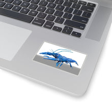 Load image into Gallery viewer, Blue Crawfish Kiss-Cut Stickers
