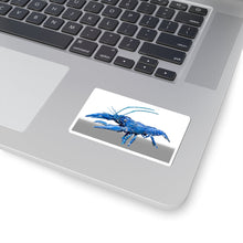 Load image into Gallery viewer, Blue Crawfish Kiss-Cut Stickers
