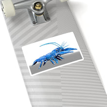 Load image into Gallery viewer, Blue Crawfish Kiss-Cut Stickers
