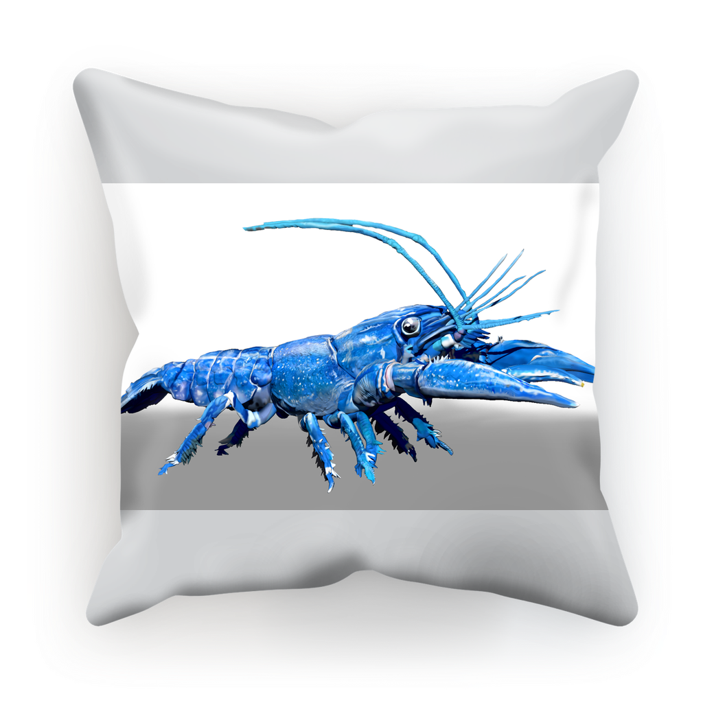 Blue Crawfish Sublimation Cushion Cover