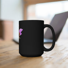 Load image into Gallery viewer, Angebear Black Mug 15oz
