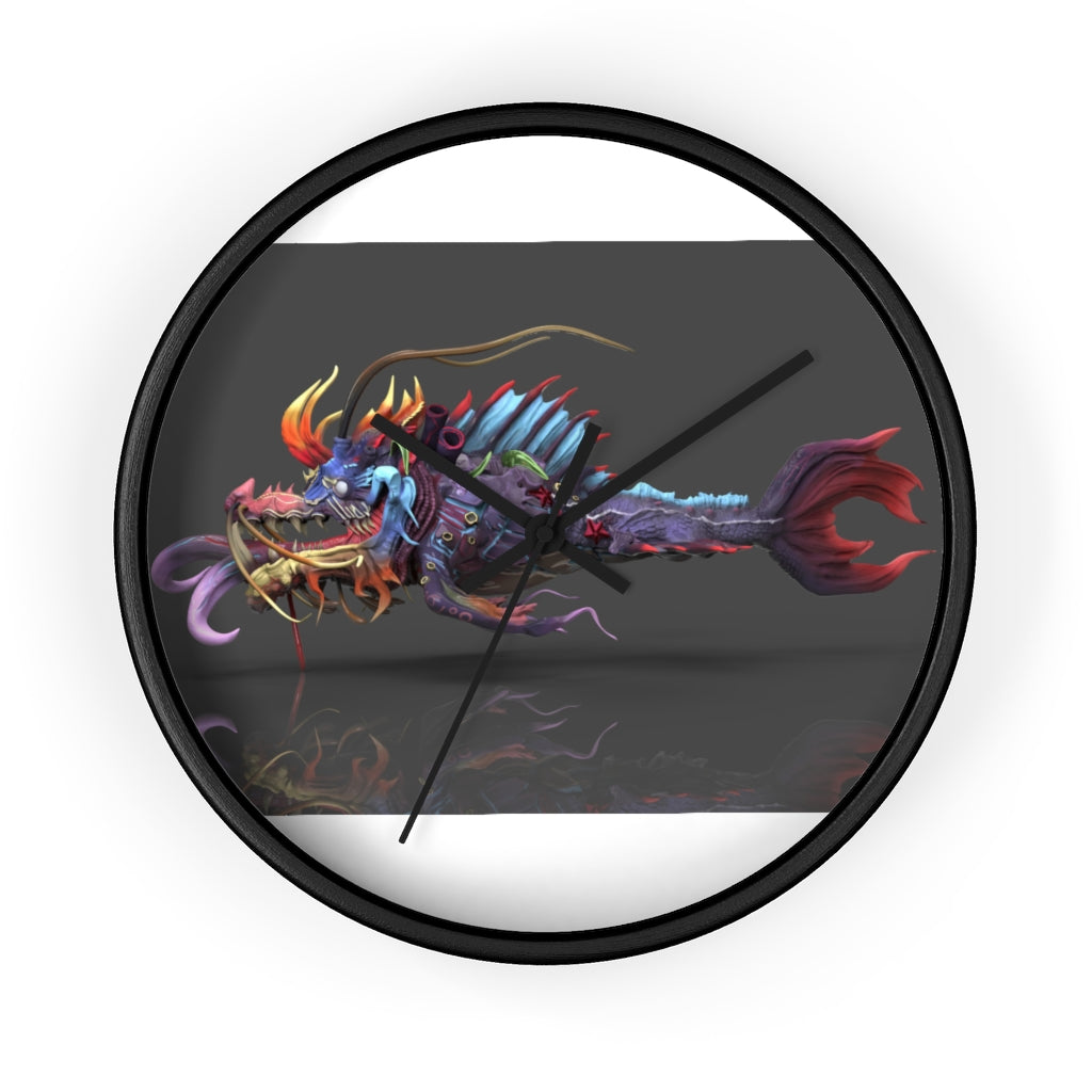 Ryuuk the Fish Dragon God Wall clock