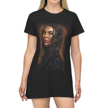 Load image into Gallery viewer, Girl All Over Print T-Shirt Dress
