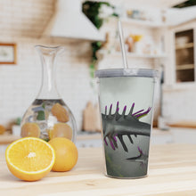 Load image into Gallery viewer, Alpha Creature Plastic Tumbler with Straw
