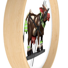 Load image into Gallery viewer, Brown Cow Wall clock
