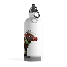 Load image into Gallery viewer, Brown Cow Skin Stainless Steel Water Bottle
