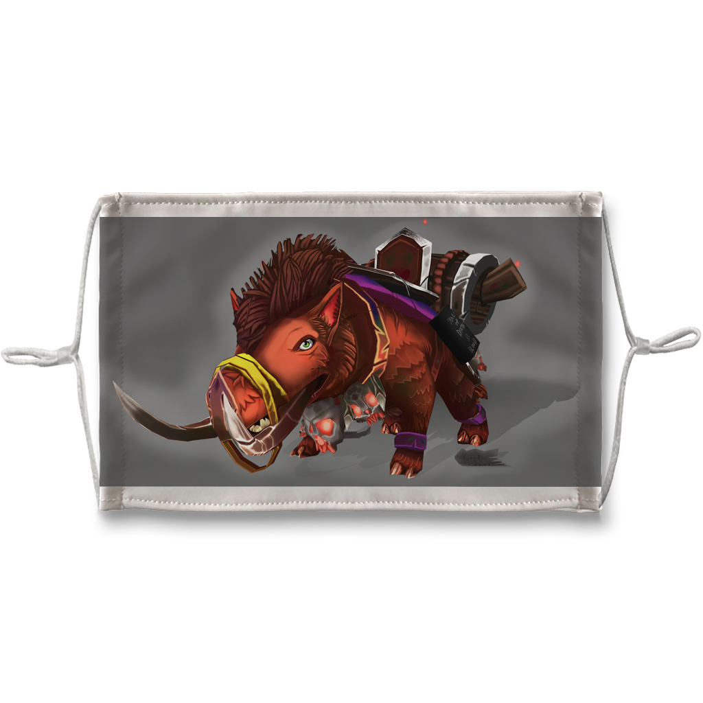 Spam The Death Mount Pig Sublimation Face Mask