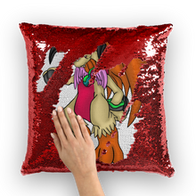 Load image into Gallery viewer, Angechardragon Sequin Cushion Cover
