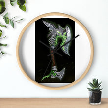Load image into Gallery viewer, Fel Axe Wall clock
