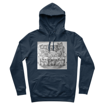 Load image into Gallery viewer, Tiger on a Couch Premium Adult Hoodie
