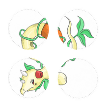 Load image into Gallery viewer, Chickgoton Sublimation Coasters Pack of Four
