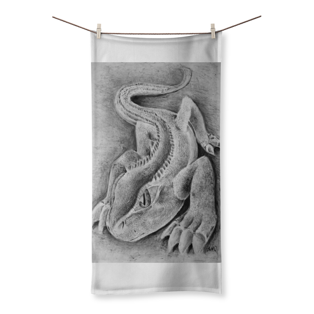 Lizzy the Lizard Sublimation All Over Towel